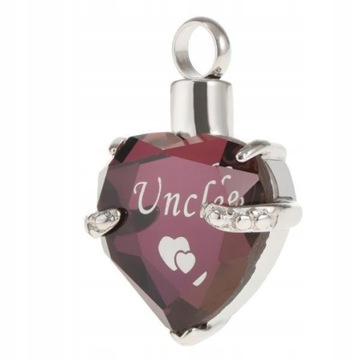 2xHeart Wisiorek Urna Kremacyjna na Prochy Urna