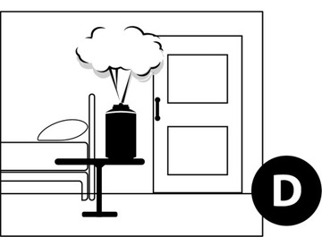 BOMBA DYMNA MOCNA FOGGER ŚRODEK na PLUSKWY KARALUCHY PAJĄKI RYBIKI PCHŁY