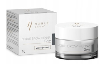NOBLE LASHES Brow henna pudrowa do brwi GREY 2G