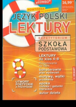 JĘZYK POLSKI. LEKTURY Repetytorium. Egzamin ósmoklasisty. Anna Wróbel