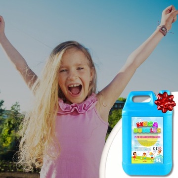 ЖИДКОСТЬ ДЛЯ БОЛЬШИХ И МАЛЕНЬКИХ МЫЛЬНЫХ ПУЗЫРЬЕВ 10л 2 X 5л = 10л ЖИДКОСТЬ ДЛЯ ДЕТЕЙ