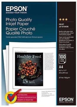 Papier foto Epson Photo Quality A4 102g 100ark.
