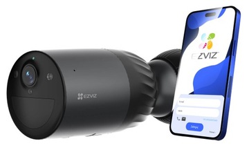 EZVIZ Kamera IP Akumulator 8MPx 4K Detekcja Ai 10400mAh IR15m 2.8mm WiFi