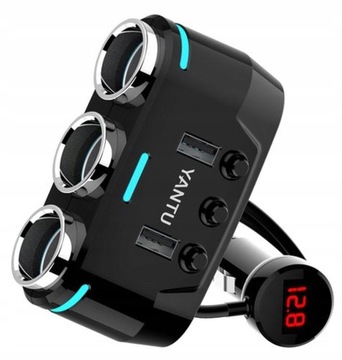 РАЗЪЕМ ПРИкуривателя 12В 24В USB 3.1A