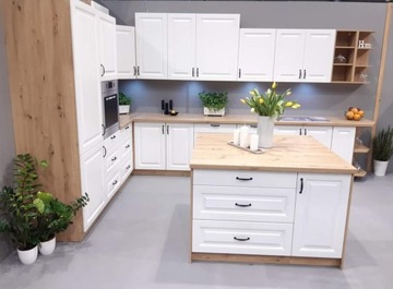 MEBLE KUCHENNE ZESTAW MILO I MDF WHITE