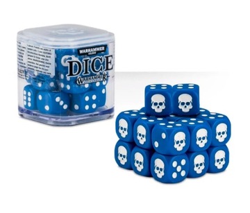Kości Citadel Dice Cube Games Workshop niebieskie 20 sztuk