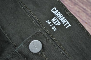 CARHARTT REBEL PANT SPODNIE MATERIAŁOWE GREEN MEN 34/32