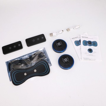 2X ЭЛЕКТРОСТИМУЛЯЦИОННЫЙ МАССАЖЕР ШЕИ ШЕИ МЫШЦЫ ЖИВОТА EMS USB ПУЛЬТ ПУЛЬТА