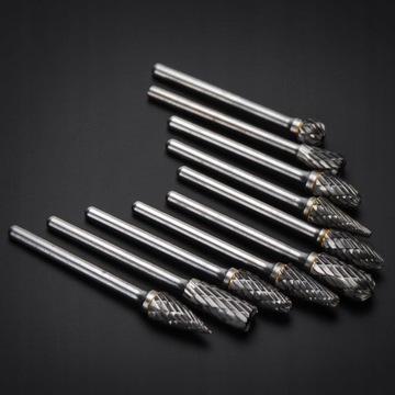 Набор рашпилей, 10 шт. фрез, 3 мм.