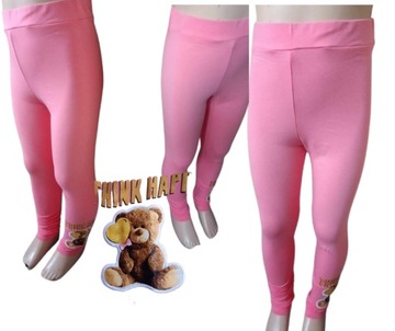 Legginsy getry cienkie DZIEWCZYNKI 116-122