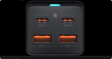 МОЩНОЕ СЕТЕВОЕ ЗАРЯДНОЕ УСТРОЙСТВО BASEUS 4x USB USB-C QC4 PD 100 Вт