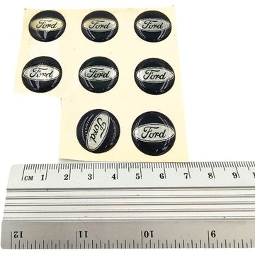 FORD EMBLEMAT PILOTA 14mm KLUCZYK ZNACZEK NAKLEJKA