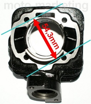 ТЮНИНГ ПОРШНЯ ЦИЛИНДРА 70см PEUGEOT ELYSTAR 50 AC