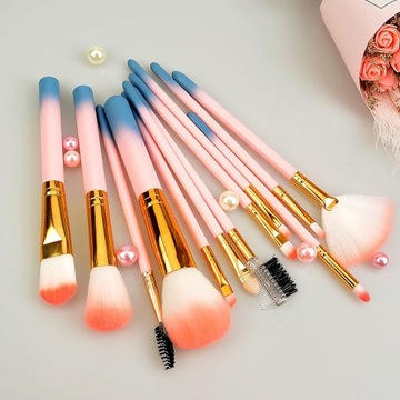 КИСТИ ДЛЯ МАКИЯЖА НАБОР ПРОФЕССИОНАЛЬНЫХ КИСТЕЙ ДЛЯ МАКИЯЖА 12 шт.