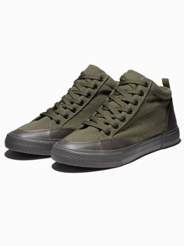 Buty męskie sneakersy trampki oliwkowe T377 44