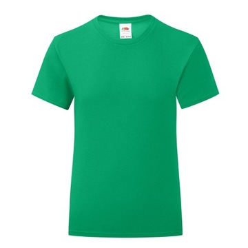 FRUIT DZIEWCZĘCA KOSZULKA T-SHIRT 150T K.GREEN 128