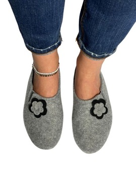 Bambosze Women's Welt Slippers Удобные домашние -изготовленные Ciapa Slippers теплые