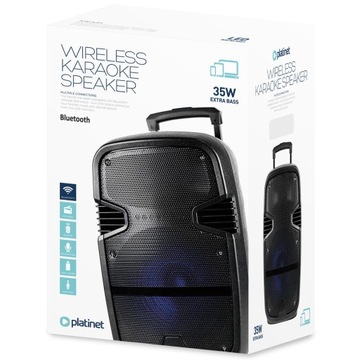 Микрофон с динамиком Bluetooth Микрофон КАРАОКЕ перезаряжаемый USB LED microSD