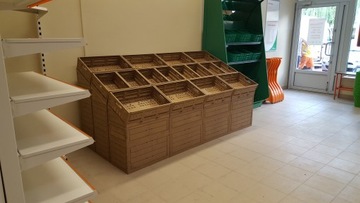 Пластиковый складной ящик под дерево 60x40x22 см, высота.