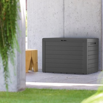 Садовый ящик Prosperplast WOODEBOX, антрацит Емкость: 190 л