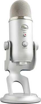 BLUE YETI mikrofon studyjny USB - Srebrny