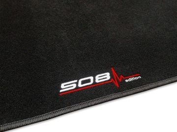 ВЕЛУРОВЫЕ КОВРИКИ PEUGEOT 508 I (2011-2018) + ВЫШИВКА