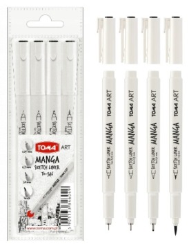 Manga Sketch Liner 4 цвета