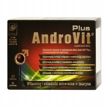 Androvit Plus kapsułki 25 g 30 szt. dla mężczyzn