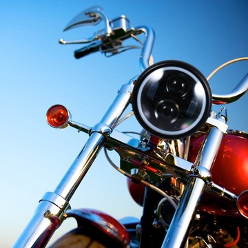 Reflektor rowerowy Motocykl Okrągły LED