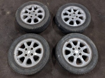 KOLA KOMPLET RÁFKY PNEUMATIKY LETNÍ 4X114,3 FI67,1 195/60R15 VOLVO S40 V40