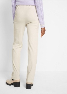 БРЮКИ ДЛЯ беременной в рубчик ЭКрю Bonprix _DYI 44