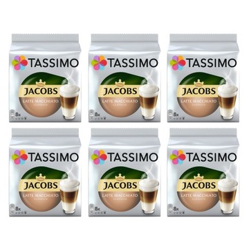 Tassimo Latte Macchiato Classico капсулы 48 шт 5+1 упаковка БЕСПЛАТНО!