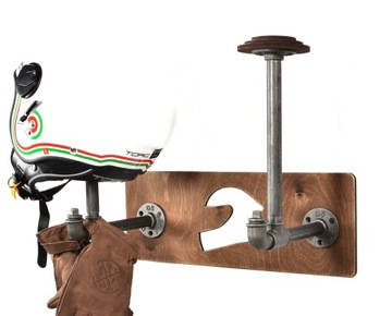 Wieszak kask motocyklowy ścienny uchwyt akcesoria motocyklista hak kurtka