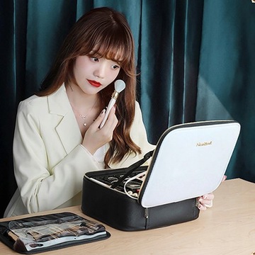 kosmetyczny, z, dotykowym, regulowaną