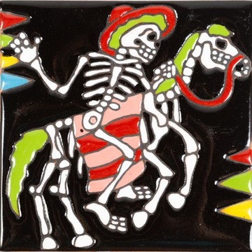 Płytka Dekoracyjna Meksyk - Seria Catrina -Bandido