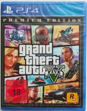 GTA 5 GRAND THEFT AUTO V PREMIUM EDITION PL FOLIA - PS4