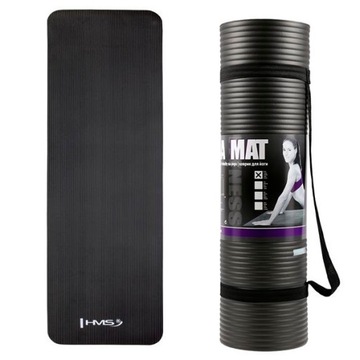 Mata do jogi i ćwiczeń Fitness Medytacji miękka wygodna gruba 12mm HMS