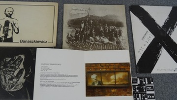 Каталоги художественных выставок, автографы Банашкевича Бенбенека Юрчика