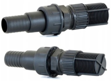 ПЛАСТИКОВЫЙ ОБРАТНЫЙ КЛАПАН 1 ДЮЙМ С КОРЗИНОЙ ВСАСЫВАЮЩЕГО ШЛАНГА