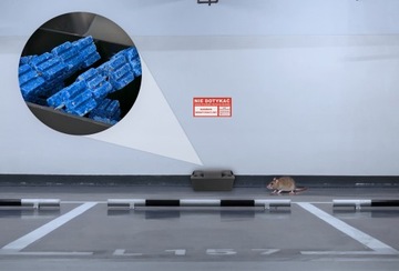 STACJA DERATYZACYJNA NA TRUTKĘ KARMNIK NA SZCZURY I MYSZY Z KLUCZYKIEM