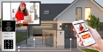 Двухквартирная система видеодомофонов 5TECH два зеркальных монитора 10