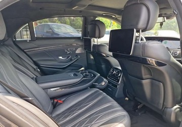Mercedes Klasa S W222 Limuzyna wersja długa AMG S 63 AMG 585KM 2016 Mercedes-Benz Klasa S 63 AMG 4MATIC L Salon Polska Niski przebieg Desig, zdjęcie 13