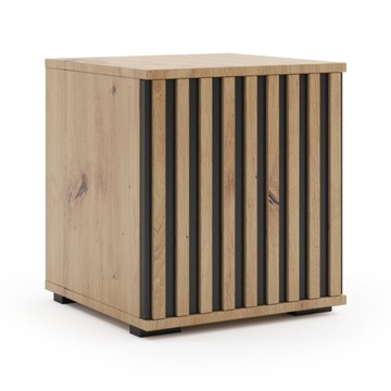 Stolik nocny 01N z lamelami 45 x 50 x 45 cm