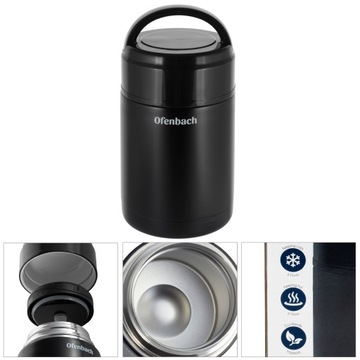 ТЕРМОС УЖИННЫЙ ДЛЯ СУПА ОБЕДОВЫЙ 0,6л ТМ44