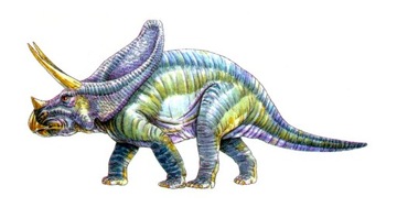 Tatuaż tymczasowy zmywalny DINOZAUR triceratops
