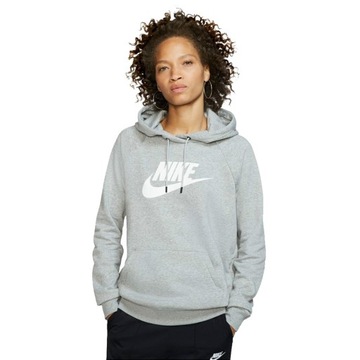 Bluza damska Nike W Essential Hoodie PO HBR szara