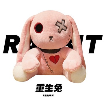 Pluszowe zabawki Halloween Diablo Reborn Rabbit Tough Little Rabbit Doll