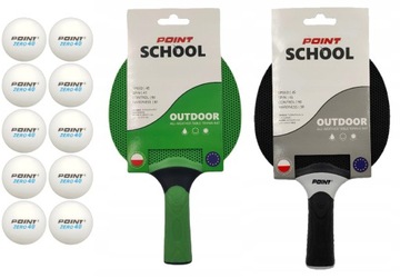 Zestaw rakietek OUTDOOR POINT SCHOOL +10 piłeczek!