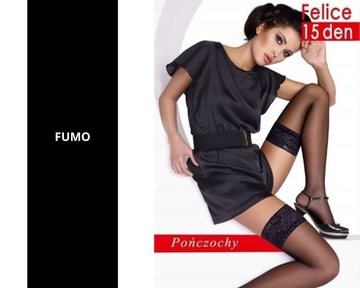 Pończochy MONA Felice 15 den Fumo (S)