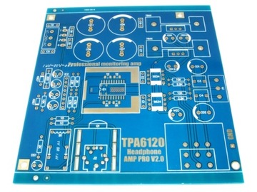 PCB TPA6120 PŁYTKA DRUKOWANA WZM. SŁUCHAWKOWY